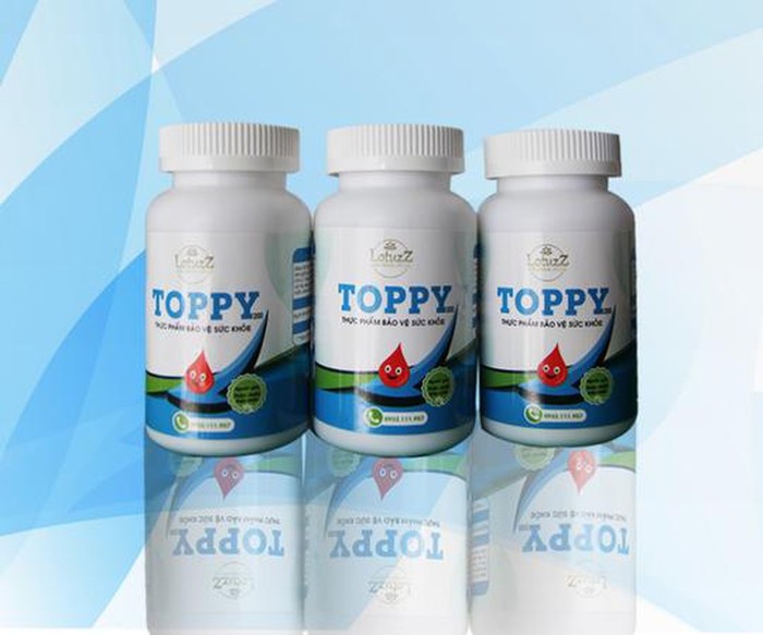 Cục An toàn thực phẩm yêu cầu ngừng sản xuất, buôn bán, lưu thông sản phẩm thực phẩm bảo vệ sức khỏe Thảo dược Toppy.