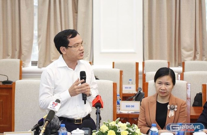 Ông Mai Văn Trinh, Cục trưởng Cục Quản lý chất lượng, Bộ Giáo dục và Đào tạo (Ảnh: Trinh Phúc).
