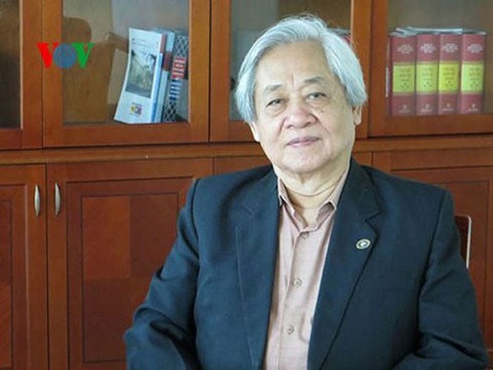 Thầy Phạm Tất Dong, Phó Chủ tịch Hội khuyến học Việt Nam (ảnh nguồn vov).