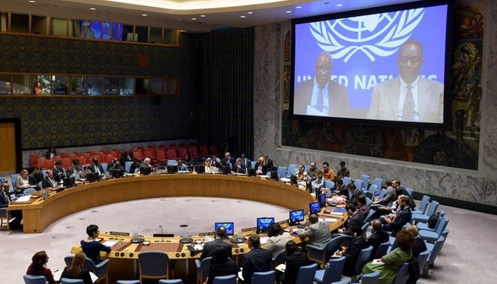 Một phiên họp của Hội đồng Bảo an Liên Hợp Quốc. Nguồn: UN, TTXVN.