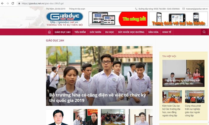 Báo Điện tử Giáo dục Việt Nam đã nhận được nhiều tình cảm yêu quý của độc giả gần xa