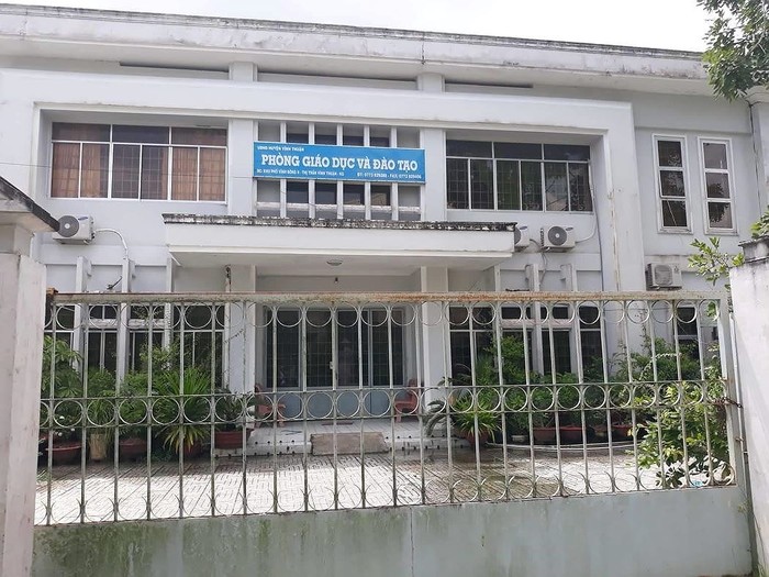 Phòng Giáo dục và Đào tạo huyện Vĩnh Thuận tỉnh Kiên Giang (Ảnh CTV)