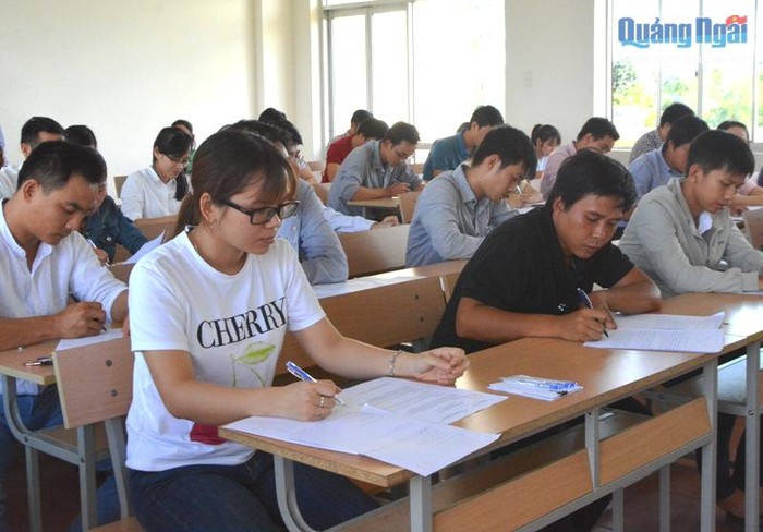 Quảng Ngãi tổ chức thi vòng 2 kỳ thi tuyển giáo viên năm 2019. (Ảnh minh họa: Báo Quảng Ngãi)