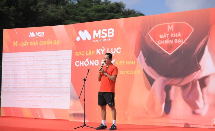 Ông Huỳnh Bửu Quang - Tổng giám đốc MSB khai mạc chương trình