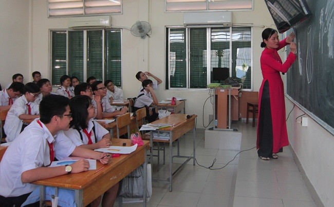 Kể từ quý 3/2019, cách tính thu nhập tăng thêm cho giáo viên ở Thành phố Hồ Chí Minh có một số thay đổi so với thời gian trước đó. (Ảnh minh hoạ: TTXVN)