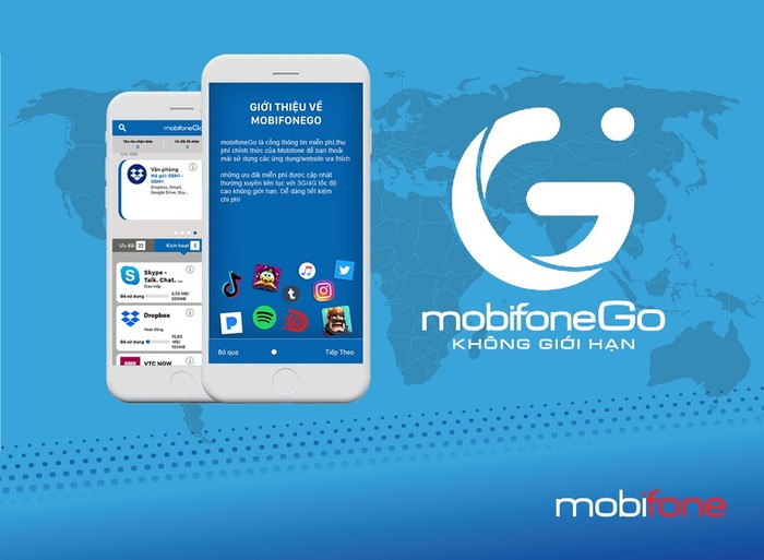 MobiFoneGo là cổng cung cấp data không giới hạn cho một hoặc một nhóm ứng dụng.