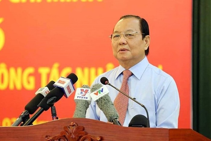 Ông Lê Thanh Hải, nguyên Ủy viên Bộ Chính trị, nguyên Bí thư Thành ủy Thành phố Hồ Chí Minh. (Ảnh: VOV)