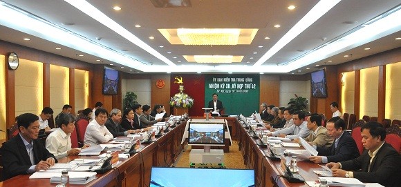 Từ ngày 03 đến 08/01/2020, tại Hà Nội, Ủy ban Kiểm tra Trung ương đã họp kỳ 42. (Ảnh: Ubkttw.vn)