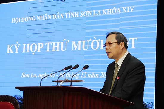 Ông Nguyễn Thái Hưng, Chủ tịch Hội đồng Nhân dân tỉnh Sơn La. (Ảnh: Báo Sơn La)