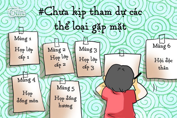 Họp lớp nhiều chuyện buồn vui. (Ảnh minh họa: Tiin.vn)