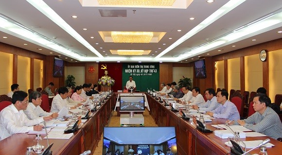 Từ ngày 02 đến 04/3/2020, tại Hà Nội, Ủy ban Kiểm tra Trung ương đã họp Kỳ 43. (Ảnh: Ubkttw.vn)
