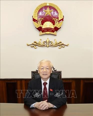 Tổng Bí thư, Chủ tịch nước Nguyễn Phú Trọng. Ảnh: Trí Dũng/TTXVN.