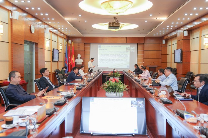 Các đại biểu dự giao ban tại Hà Nội