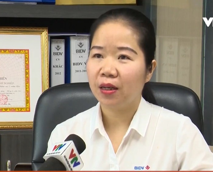 Bà Phạm Thị Thu Hiền, Phó Giám đốc BIDV Đà Nẵng