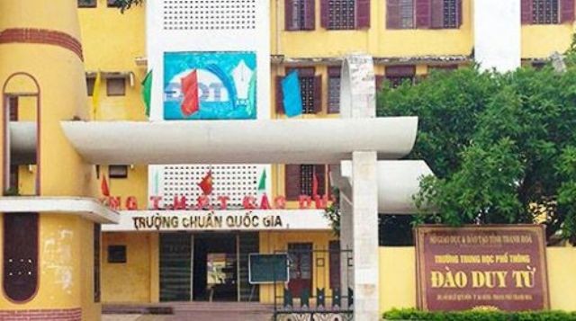 Trường Trung học phổ thông Đào Duy Từ, Thành phố Thanh Hóa.