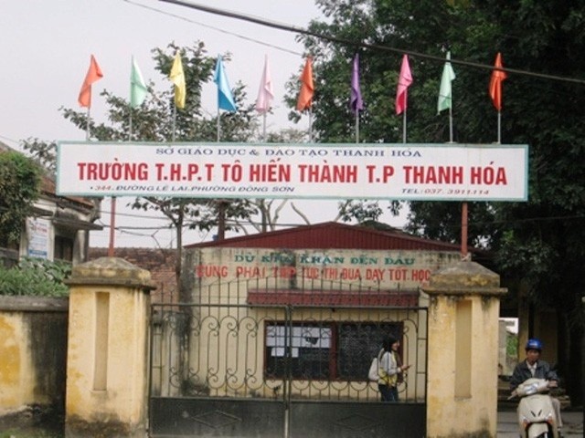 Trường Trung học phổ thông Tô Hiến Thành, Thành phố Thanh Hóa.