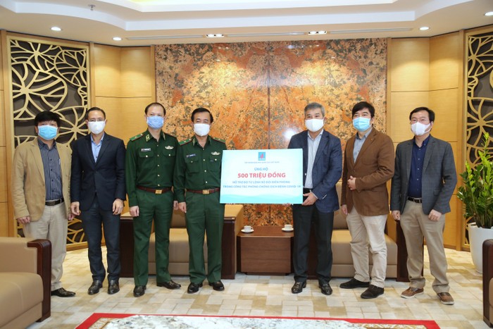 PETROVIETNAM đã hỗ trợ Bộ Tư lệnh Bộ đội Biên phòng số tiền 500 triệu đồng.