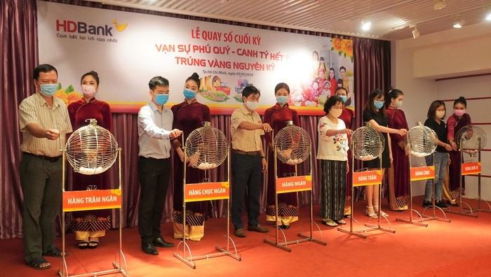 Buổi lễ quay số cuối kỳ được tổ chức tại Thành phố Hồ Chí Minh