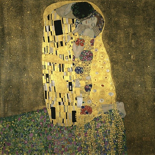 Tác phẩm Nụ hôn của Gustav Klimt