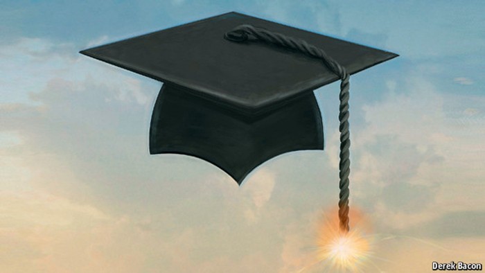 Chúng ta cần phải hình dung lại giáo dục đại học (Ảnh minh họa: Economist.com)