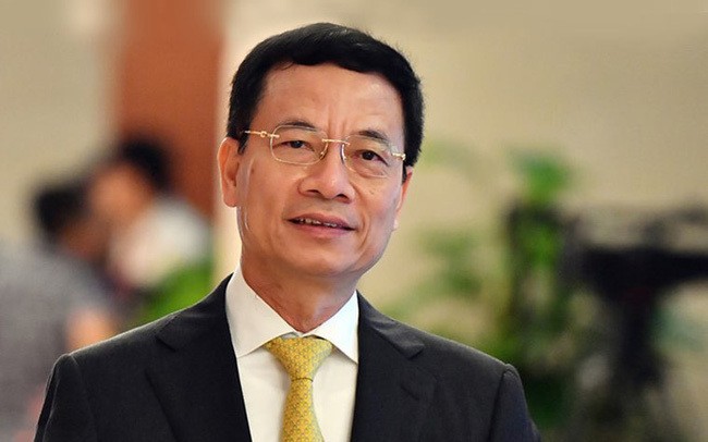 Bộ trưởng Thông tin và Truyền thông Nguyễn Mạnh Hùng. ảnh: vietnamnet.