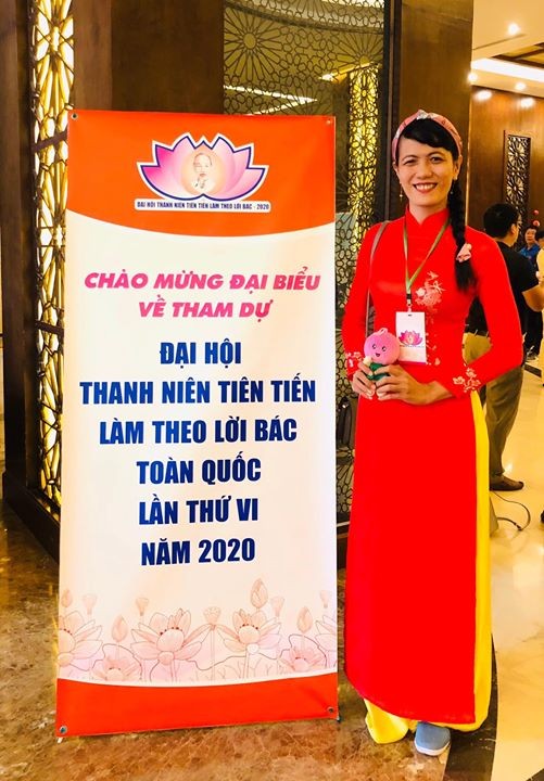 Cô Nguyễn Thị Minh Tâm, giáo viên Trường Trung học phổ thông Thiên Hộ Dương – Đồng Tháp (Ảnh: NVCC)