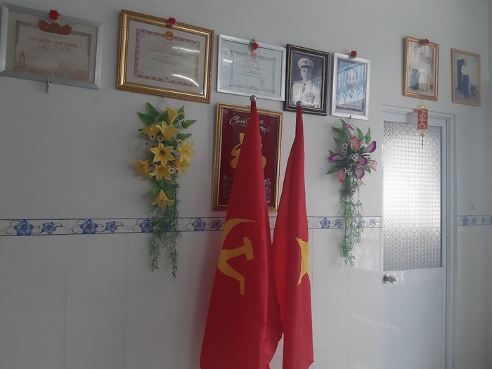 Phòng truyền thống gia đình của thầy Hà Văn Hiền