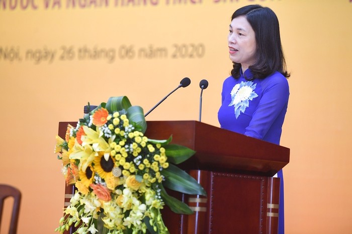 Bà Trần Thị Huệ - Phó Tổng Giám đốc Kho bạc Nhà nước cho biết việc Kho bạc Nhà nước và SHB hợp tác nhằm tạo điều kiện để khách hàng có nhiều lựa chọn và thuận lợi hơn để thực hiện nghĩa vụ với ngân sách nhà nước.