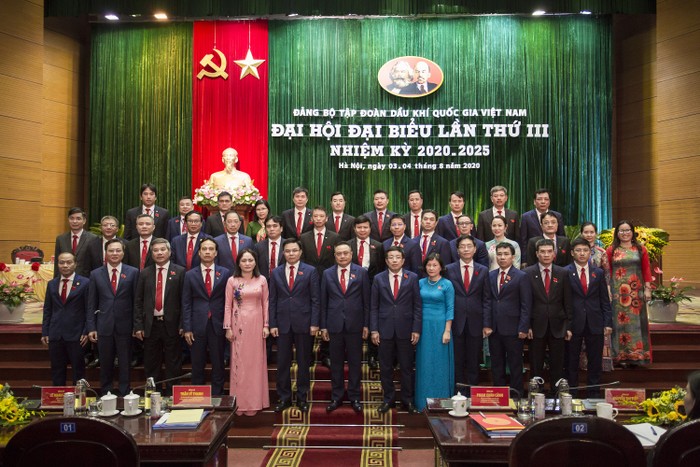 Ban Chấp hành Đảng bộ Tập đoàn Dầu khí Quốc gia Việt Nam nhiệm kỳ 2020-2025.
