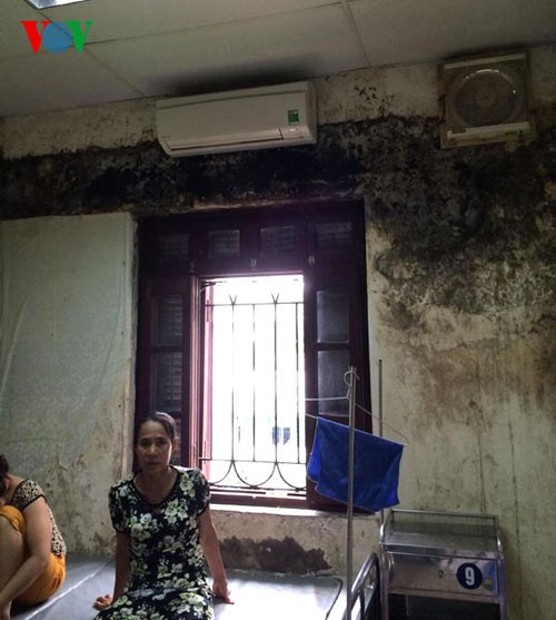 Hình ảnh phòng dịch vụ của Bệnh viện Bạch Mai mà Vov.vn đăng tải.