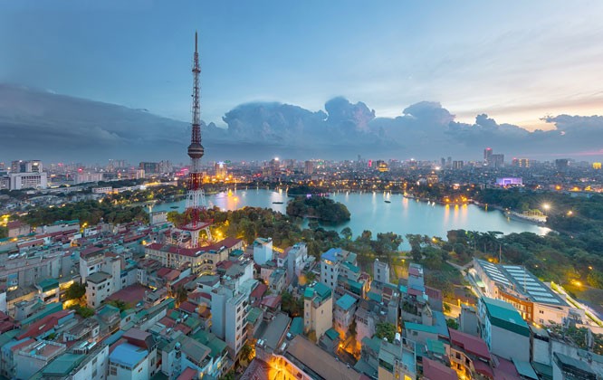 Thủ đô Hà Nội đang phát triển từng ngày. (Ảnh: Hanoimoi.com.vn)