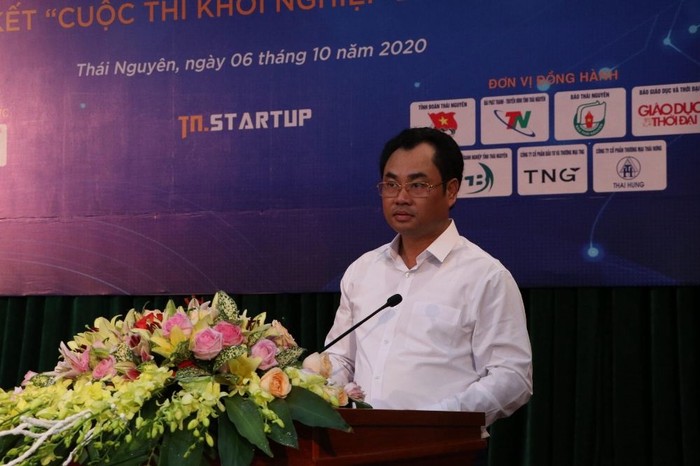 Đồng chí Trịnh Việt Hùng – Phó Bí thư Tỉnh ủy, Phó Chủ tịch thường trực Ủy ban nhân dân tỉnh Thái Nguyên phát biểu chỉ đạo tại chương trình.