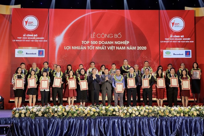 Vinh danh Top 500 doanh nghiệp có lợi nhuận tốt nhất Việt Nam năm 2020.