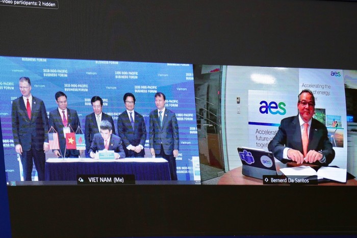 Lễ ký trực tuyến giữa PV GAS và Tập đoàn AES