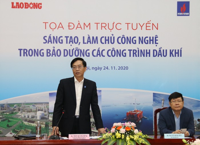Ông Trần Quang Dũng - Trưởng Ban Truyền thông và Văn hóa Doanh nghiệp PVN kết luật Tọa đàm.