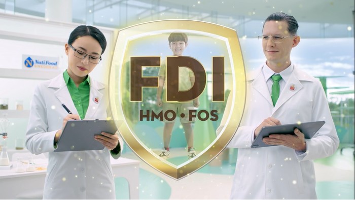 Công thức FDI độc quyền từ Viện Nghiên cứu Dinh dưỡng Nutifood Thụy Điển, xây dựng nền tảng “Đề kháng khỏe - Tiêu hóa tốt&quot;.