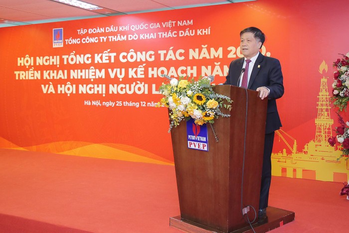Ông Phan Ngọc Trung – Thành viên Hội đồng thành viên PVN phát biểu chỉ đạo tại Hội nghị