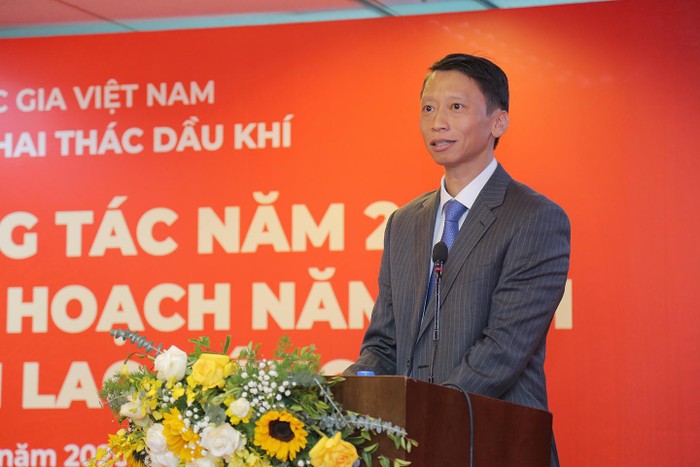 Ông Trần Hồng Nam – Chủ tịch Hội đồng thành viên PVEP phát biểu tại Hội nghị