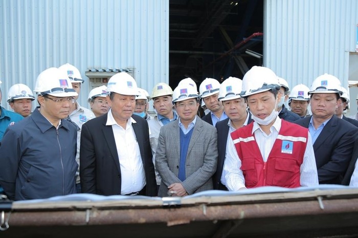 Đoàn công tác Chính phủ kiểm tra tiến độ dự án Nhà máy Nhiệt điện Thái Bình 2.