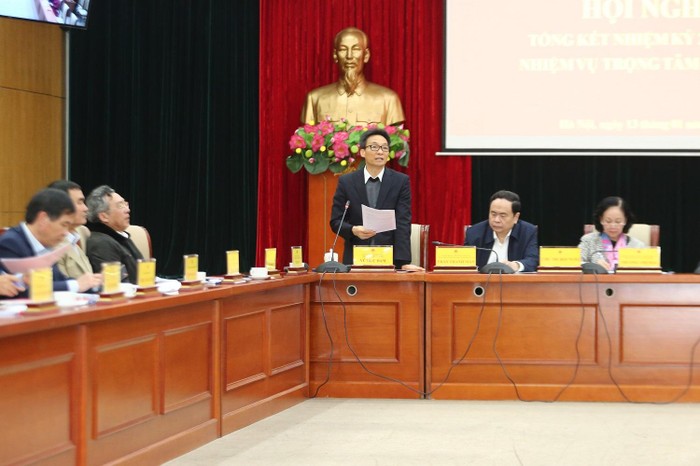 Phó Thủ tướng Vũ Đức Đam phát biểu tại hội nghị. Ảnh: VGP/Đình Nam