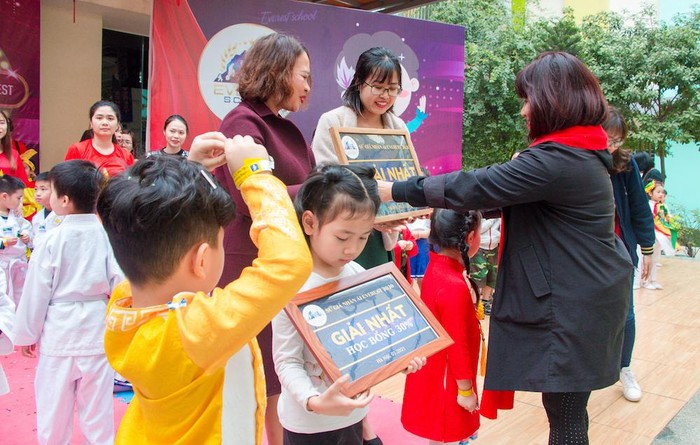 Trường mầm non Thực hành Nam Cường đã giành giải Nhất cuộc thi.