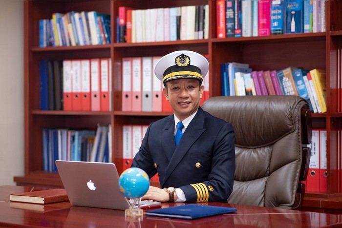 Phó Giáo sư, Tiến sĩ Phạm Xuân Dương - Hiệu trưởng Trường Đại học Hàng hải Việt Nam.