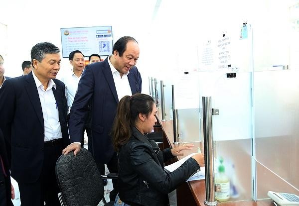 Tổ công tác của Thủ tướng kiểm tra hoạt động cải cách hành chính, xây dựng Chính phủ điện tử tại tỉnh Lâm Đồng tháng 11/2020. Ảnh: VGP