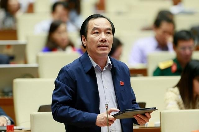 Đại biểu Quốc hội Ngô Sách Thực, Phó Chủ tịch Ủy ban Trung ương Mặt trận Tổ quốc Việt Nam.