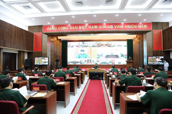 Sáng 14/7, tại Hà Nội, Bộ Quốc phòng tổ chức Hội nghị trực tuyến tại 133 điểm cầu triển khai nhiệm vụ, giải pháp cấp bách phòng, chống dịch COVID-19.