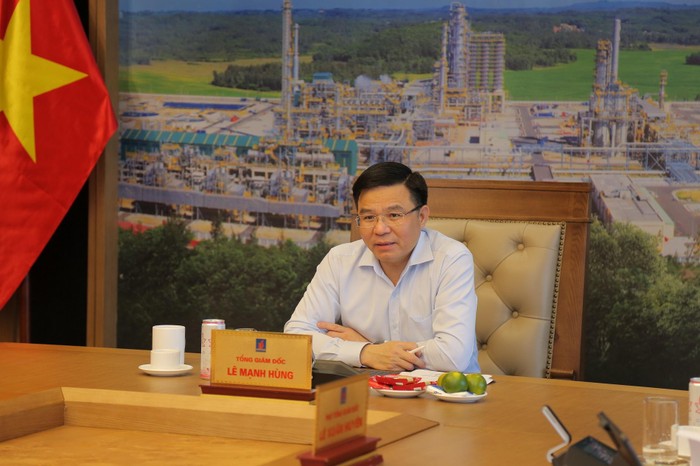 Tổng giám đốc Lê Mạnh Hùng chủ trì buổi làm việc