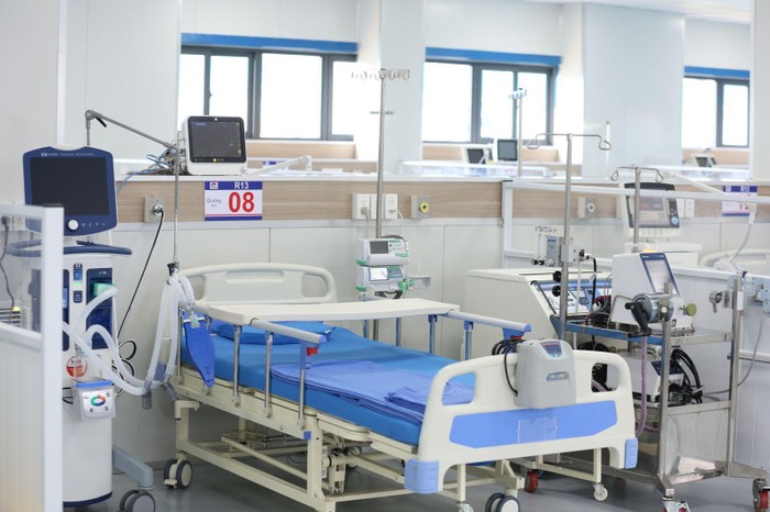 Bệnh viện điều trị Covid-19- Y Hà Nội được bố trí trang thiết bị y tế hiện đại.
