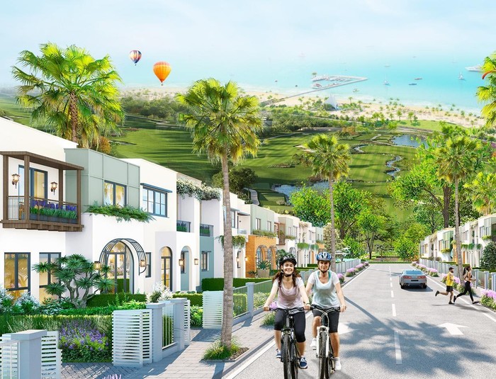 Phân khu Ocean Residence với các sản phẩm nhà phố biển, tích hợp mô hình semi - compound trong lòng siêu đô thị biển có giá trị đầu tư hấp dẫn và đặc tính độc đáo.