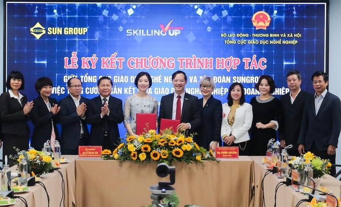 Tập đoàn Sun Group và Tổng cục Giáo dục nghề nghiệp ký kết hợp tác ngày 26/11