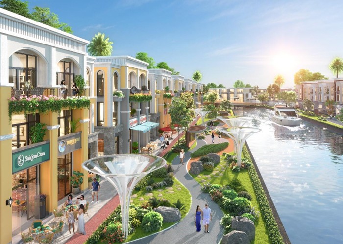 Phối cảnh đô thị sinh thái thông minh Aqua City của Novaland tại Đồng Nai.